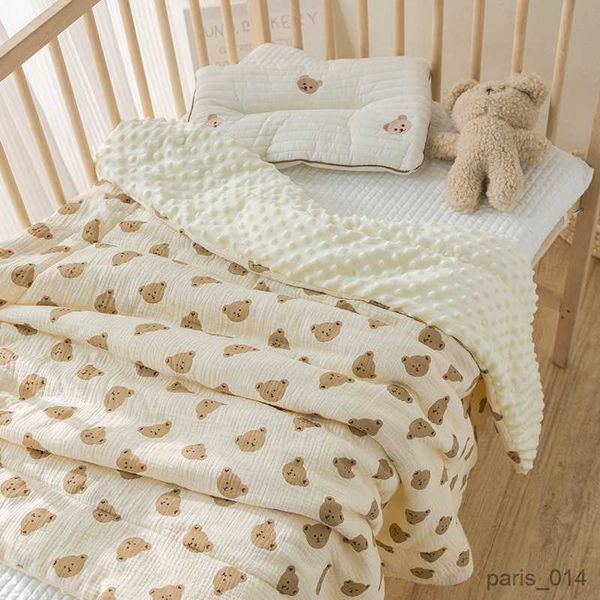 Decken Pucken Baumwolle Baby Quilt Frühling Sommer Decke Kinder Tröster Weiche Kindergarten Quilt Baby Artikel Bettwäsche Decke