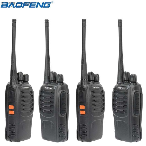 Рация 1/2/4 шт. Baofeng BF-888S Walkie Talkie UHF 400-480 МГц двусторонняя радиостанция Ручная радиостанция 888S Передатчик USB-разъем BF-T20 AR-M3 HKD230922