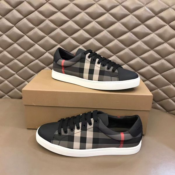 Top Quality Casual Sapatos Designer Sneaker Verifica Sapatilhas Vintage Tênis Sapato Checkered Listras Clássicas Treinadores Plataforma Impressão Low-Top Canvas Trainer 09