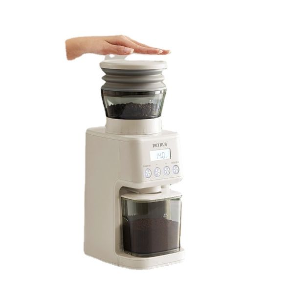 Petrus Moedor de café elétrico automático com 51 configurações precisas Rebarba cônica de aço inoxidável para café expresso americano