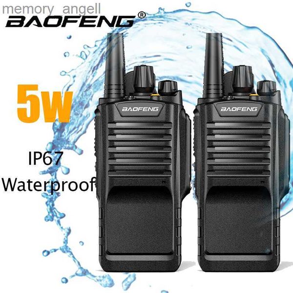 Walkie Talkie 2PCS BAOFENG BF-9700 IP67 Wasserdicht 8W 2800MAH High Power Walkie Talkie UHF Amateur Radio UV-9R HF Radio Transceiver Jagd HKD230922