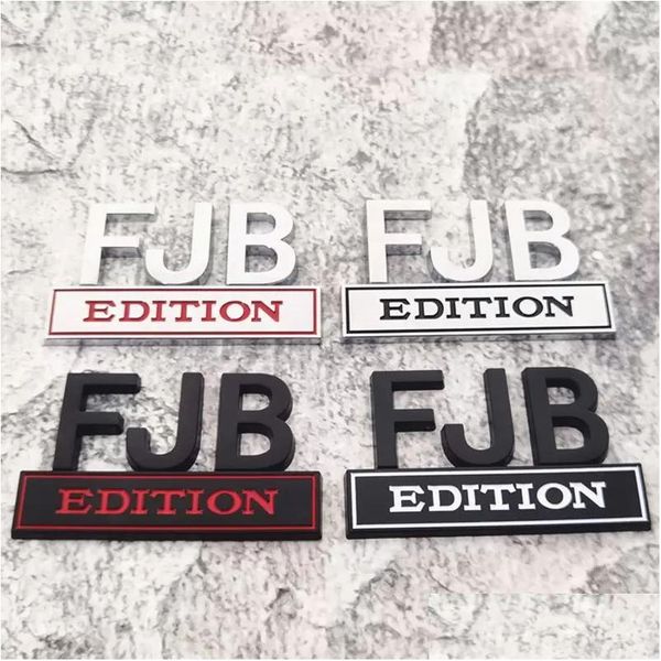 Partydekoration 1PC FJB Edition Autoaufkleber für LKW 3D -Abzeichen Emblem -Aufkleberzubehör 8x5 cm Großhandel Drop Lieferung Hausgarten Fes DHFPs