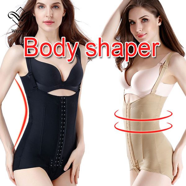 Controllo delle vendite calde Corsetto Recupero chirurgia Liposuzione Shaper completo per il corpo Mutandine modellanti a doppia spalla per donna