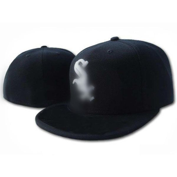 Ball Caps Bestverkopende White Sox Baseball Dames Heren Gorras Hiphop Straat Pet Bone Ingerichte Hoeden H6-7.4 Drop Delivery Mode Acc Dht4K