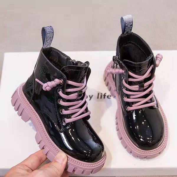 Scarpe da ginnastica Autunno Inverno Caldo Impermeabile Ragazzi Stivali Moda Bambini chelsea stivali Ragazze Stivaletti per bambini 3-15 anni Stivali da neve 230922