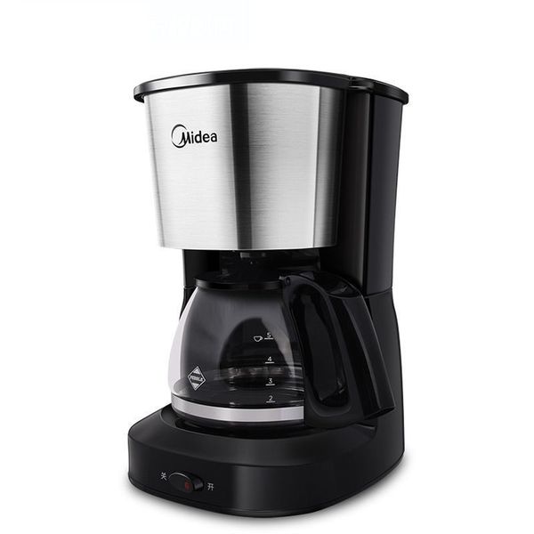 Kaffeemaschine, elektrischer Tropfbereiter, amerikanische Teekanne, 600 W, 0,65 l, Mini-Haushaltsgeräte, Moka-Topf, Schwarz, Cafeteras De Café