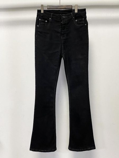 Мужские джинсы Owen Seak, мужские джинсы с маслом и воском, классическая готическая одежда с покрытием, прямые однотонные черные брюки в стиле хип-хоп, размер XL
