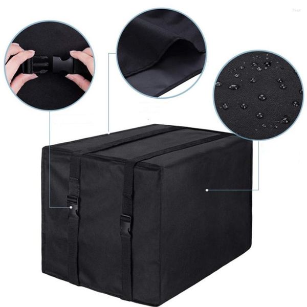 Depolama Çantaları 1 PCS Dış Mekan Pencere Klima Kapağı Dış AC Ünitesi Siyah Toz geçirmez su geçirmez koruma