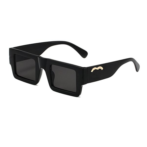 Occhiali da sole quadrati da uomo rettangolari firmati occhiali da sole da donna retrò neri guida pesca Oculos protezione UV