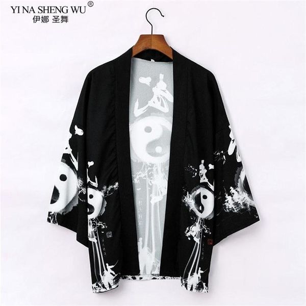 Etnik Giyim Japon kimono hırka erkekler kadın haori yukata erkek samuray kostüm ceket gömlek ceket Çin robe321z