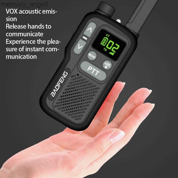 Walkie Talkie Plug UE para Baofeng Walkie Talkie Rádio Digital Em Dois Sentidos Portátil Escola HKD230922