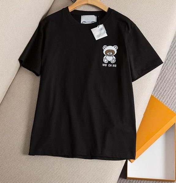 T-shirt da donna di moda estiva nuova manica corta di alta qualità T-shirt firmate di marca Color the bear girocollo in cotone Italia lusso uomo donna sciolto Mosch j0Bl #