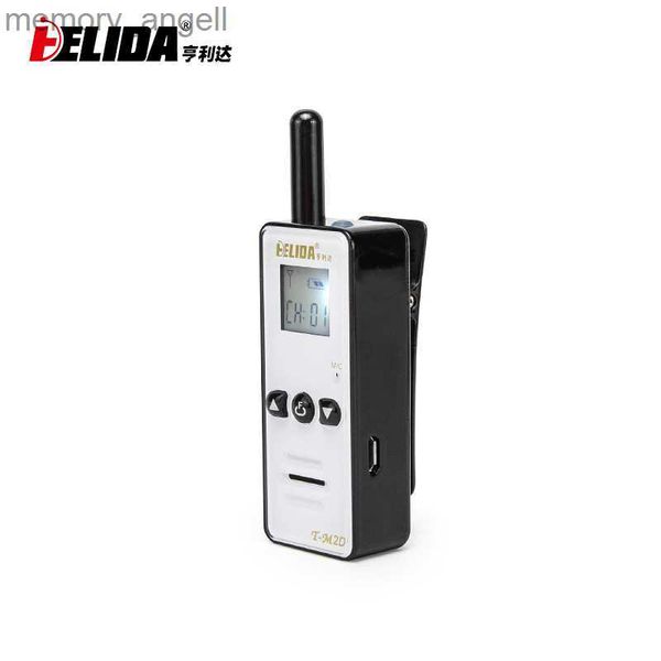 Walkie Talkie HELIDA T-M2D Mini Walkie Talkie 128 Canali 400-520 MHz Super Piccola Radio Bidirezionale HKD230922