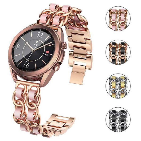 Pulseira de pulso para samsung galaxy watch 3, pulseira de 20mm 22mm 45mm 41mm active 2 galaxy watch 4 clássico 46mm 44mm 42mm 40mm h091249z