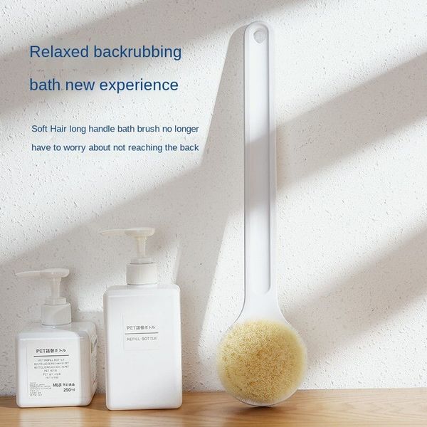 Outros Home Garden Bath Brush Long Handle Scrubber Pele Massagem Escova Pés Esfregando Escova Corporal Para Back Esfoliação Escovas Acessórios de banheiro 230921