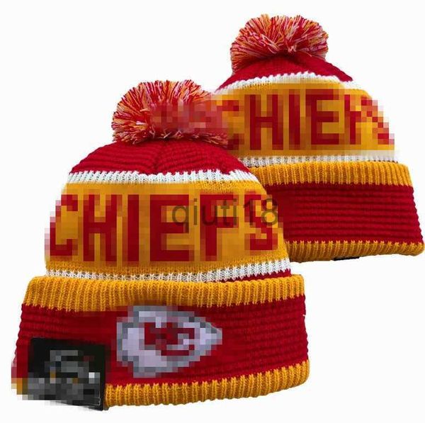 Beanie/Kafatası Kapakları 2023 Kansas City Beanie KC Beyzbol Kuzey Amerika Takımı Yan Yama Kış Yünlü Spor Örgü Şapkas Kafa Kapakları Beanies A4 X0922