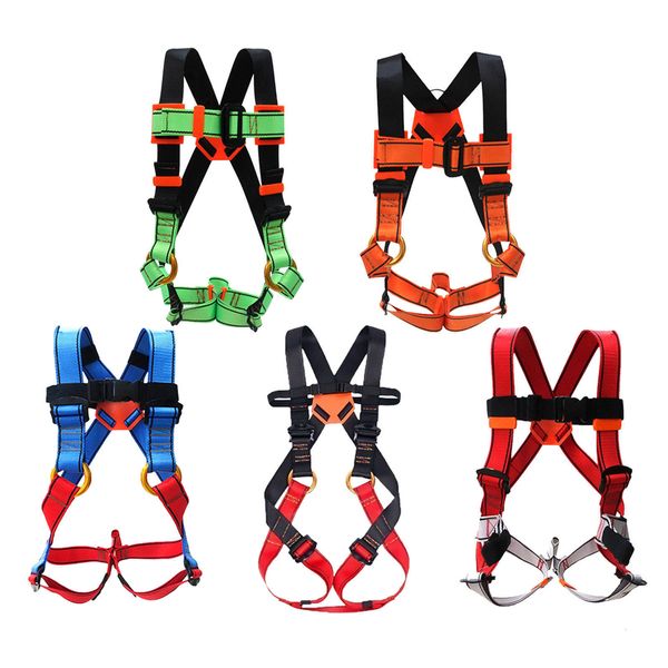 Imbracature da arrampicata Imbracature di sicurezza per arrampicata su roccia Cintura completa per alpinismo/discesa in corda doppia/attrezzatura per arrampicata su alberi 230921