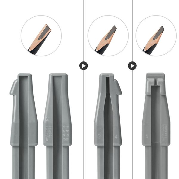 Neues Design Microblading Augenbrauenstift Schärfspitze dünnes Werkzeug für semipermanentes Augenbrauen-Make-up Profiler Pen Make-up-Tool