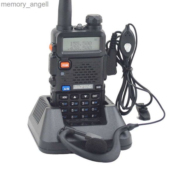 Walkie Talkie Baofeng Walkie Talkie UV-5R 8W VHF UHF Dual band FM Radio bidirezionale portatile 128CH con auricolare HKD230922