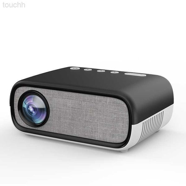 Projektoren Top Seller YG280 HD 1080P Mini-Projektor Haushalts-LED tragbare kleine Projektoren Schwarz Weiß Gelb 3 Farben L230921 L2309201