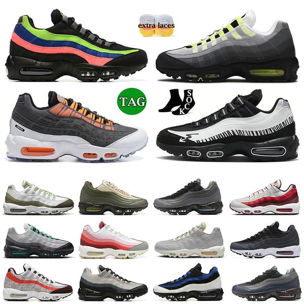 95 95s Scarpe da corsa atletiche da uomo Taglia grande 12 Cuscino classico OG Anatomy Aegean Storm Pink Beam Sequoia Kim Jones Designer Outdoor Walking Sneakers Sport