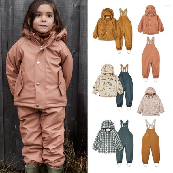 Mantel LIEWOOD Kinder-Windbreaker-Jacken und amerikanische Mädchen-Jungen-Baby-in-Outdoor-Kleidung winddichte Jacke für Kinder