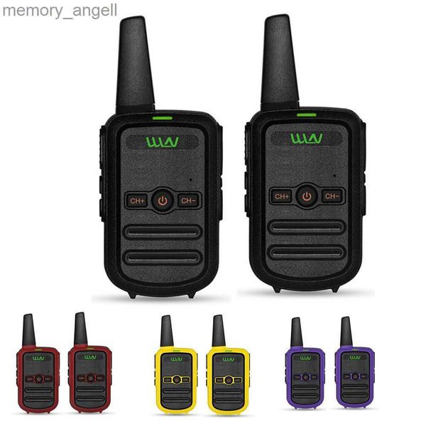 Walkie Talkie 2pcs WLN KD-C52 MINI Handheld Alıım Kd C52 İki Yolcu Radyo Ham Radyo İstasyonu Walkie Talkie Hediye Çocukları İçin Çocuklar HKD230922