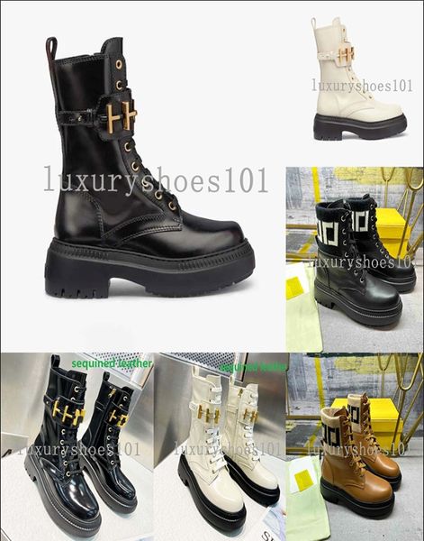 Botas de grife novas botas vintage preto borda aberta frisado tecido couro ouro metal acessórios ilhós zíper botas de tornozelo feminino