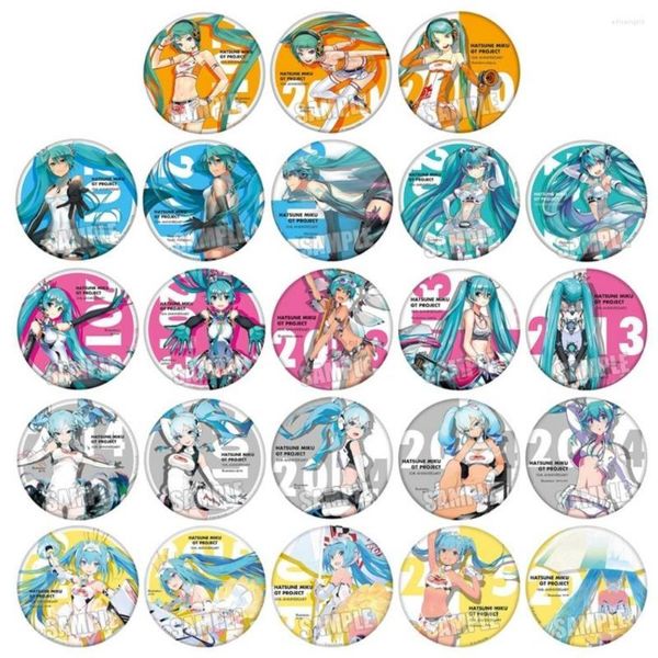 Spille 23 pezzi/lotto Distintivo anime giapponese Gioco di cartoni animati Spilla in metallo carina 58mm