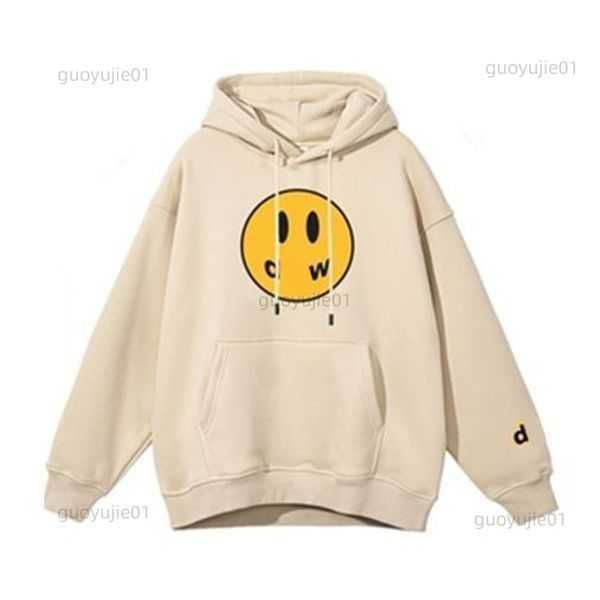 Zeichnen Sie Herren Hoodies Sweatshirts Qualität lächelnder Gesicht Winter Baumwoll Liner Smile Face Hoodie Männer Sweatshirts kausale heiße einfache Drewdraw Barrier Hoodie 4599