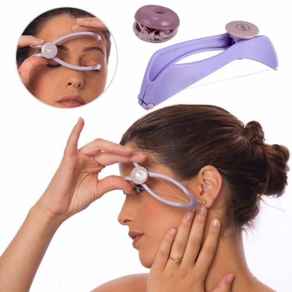 Epilierer Frauen Mini Haarentferner Frühling Threading Epilierer Gesicht Defeatherer Haar Entfernung DIY Make-Up Schönheit Werkzeug für Wangen Augenbrauen 230921