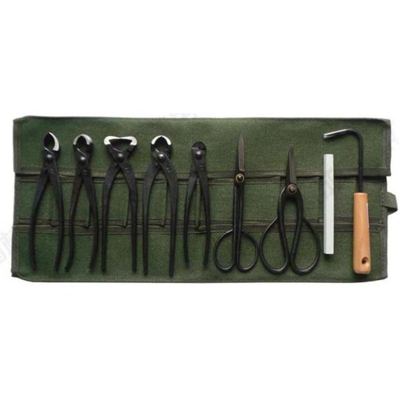 Профессиональные наборы ручных инструментов, японские инструменты для бонсай, упаковка для хранения, рулонная сумка, 600x430 мм, холщовый набор, чехол TWEL8892136133