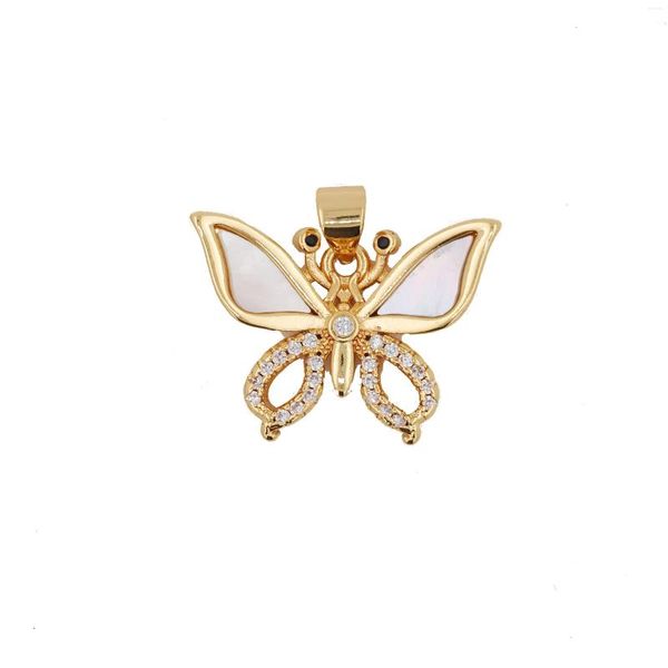 Ketten minimalistische zierliche Schmetterling Halskette18K Gold Plated Halskette Muttertag Geschenk Moderne romantische niedliche Tiere Schmuck Schmuck