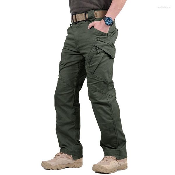 Pantaloni da uomo Pantaloni da combattimento tattici militari da uomo Swat Army Mens Cargo Outdoor Casual Cotton