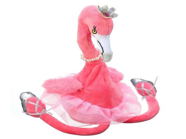 Фламинго, пение, танцы, домашняя птица, 50 см, 20 дюймов, рождественский подарок, мягкая плюшевая игрушка, милая кукла7947360