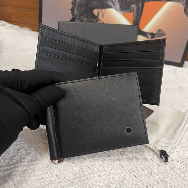 Nuovo sacchetto sottile con carta da uomo Designer Designer Wallet Wallet Cash Business Bank Case Case Driver Case Case Women Borse