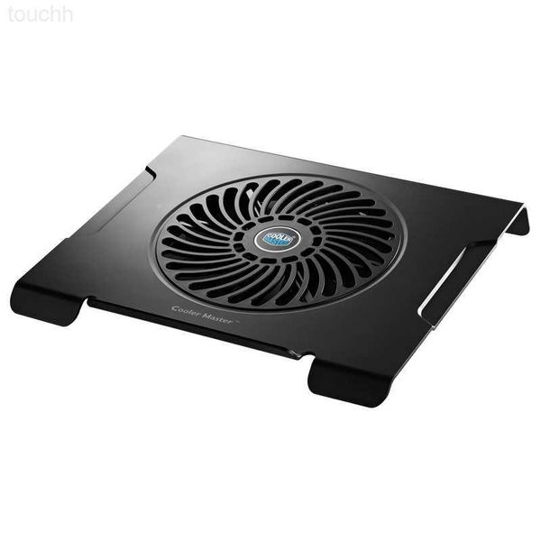 Almofadas de resfriamento para laptop Cooler Master CMC3 laptop cooler único ventilador 1 porta USB compatível com laptop de 9 ~ 15,4 polegadas L230923