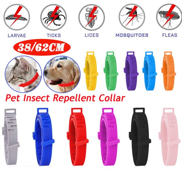 Collari per cani Guinzagli Pet Vermifugo Collare antipulci Collana regolabile Anti e zecche Cuccioli di grandi dimensioni Gatti Prevenzione zanzare Repellente per animali domestici 230923