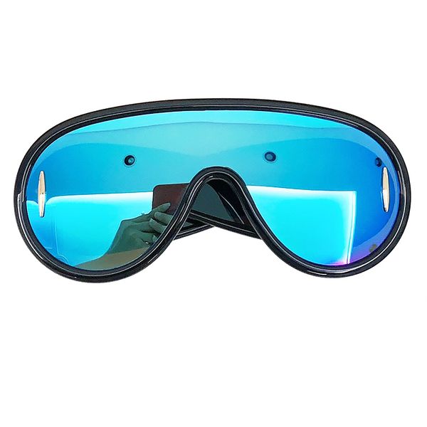 Neue Mode Sonnenbrillen Frauen Männer LW Marke Designer Sonnenbrille Luxus Brillen Brillen Sommer Goggle Spiegel Welle Maske Fahren Outdoor Hot INS mit Box 2023