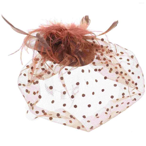 Bandane Copricapo da donna Fascinator Copricapo Sposa Cappello Fascinators Accessori per capelli da sposa Tea Party Banchetto Matrimonio europeo americano