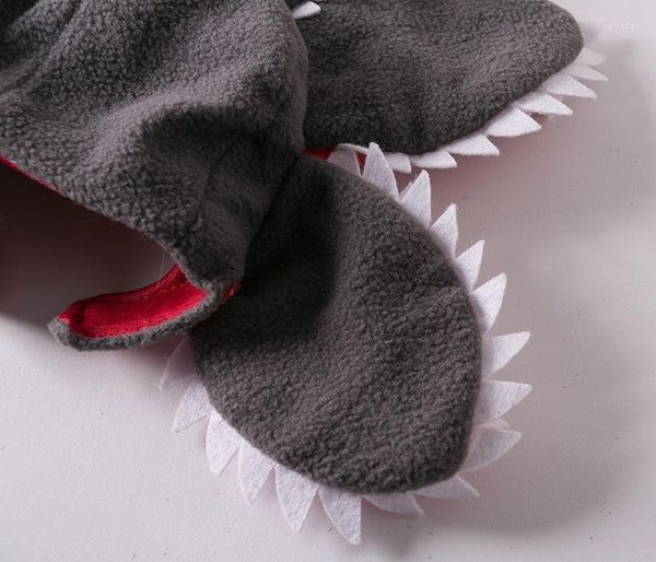 Collari per cani Chomper Cappello per gatti per animali domestici Berretto rosso spaventoso di Halloween per cuccioli di taglia piccola e media Accessori per costumi multi taglia Forniture di peluche per cartoni animati