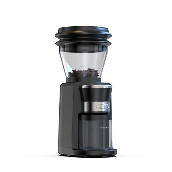 Automatische elektrische Kaffeemühle mit Gratmühle und 34 Gängen für Espresso, American Coffee Pour Over, visuelle Bohnenaufbewahrung