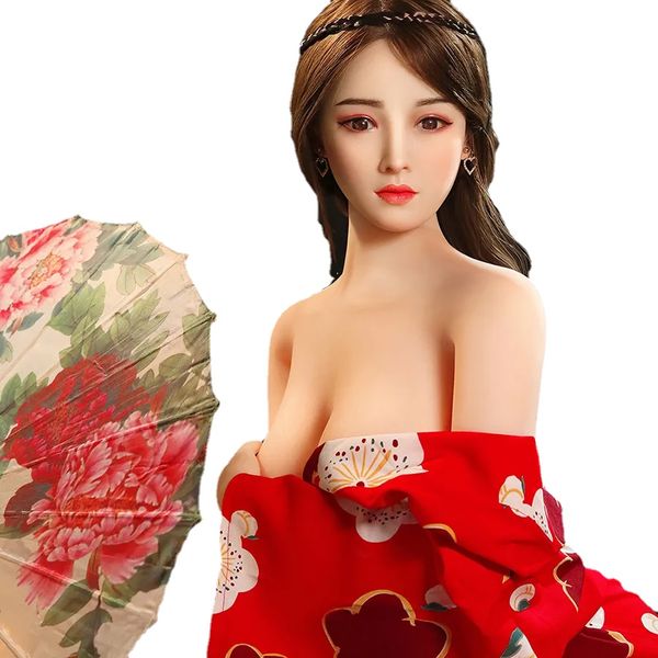 2023 Brand New158cm Japonês Real Silicone Bonecas Sexuais para Homens Realistas Grande Mama Masturbador Vagina Buceta Adulto Sexy Toyss Boneca de Amor de Corpo Inteiro