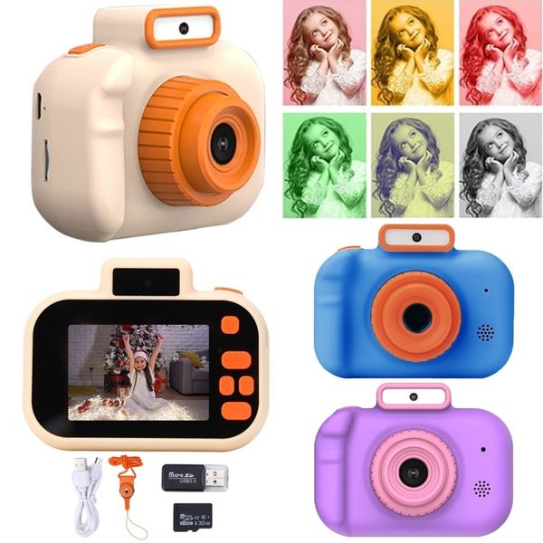 Spielzeugkameras, multifunktionale Digitalkamera, tragbar, Video mit Umhängeband, Mini-Camcorder, USB-Aufladung, für Kinder, Weihnachtsgeschenke, 230922