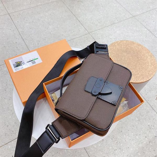 2022 moda sacos de cintura carta impressão luxo chestbag estilo tronco fanny pacote clássico marrom floral crossbodybags designer bag246s