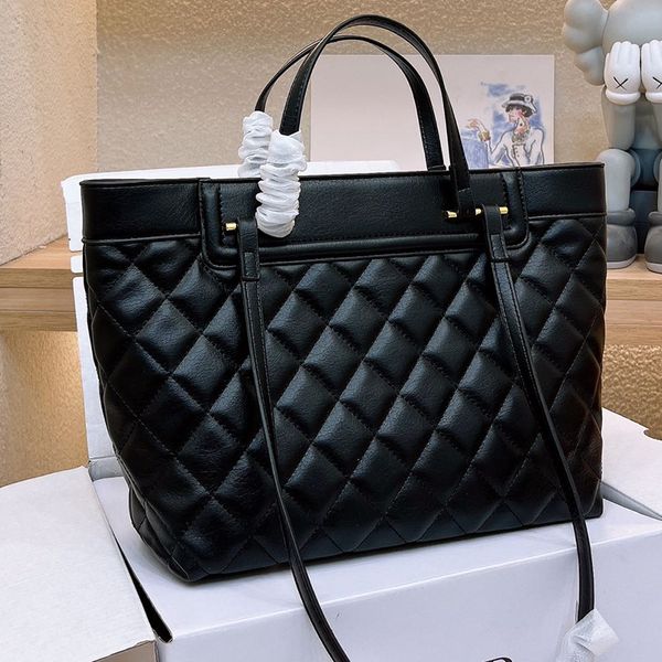 Роскошная дизайнерская стеганая большая сумка Icare, французская брендовая женская сумка через плечо, знаменитая Парижская женская кожаная сумка большой вместимости, сумка для покупок, сумка через плечо высшего качества