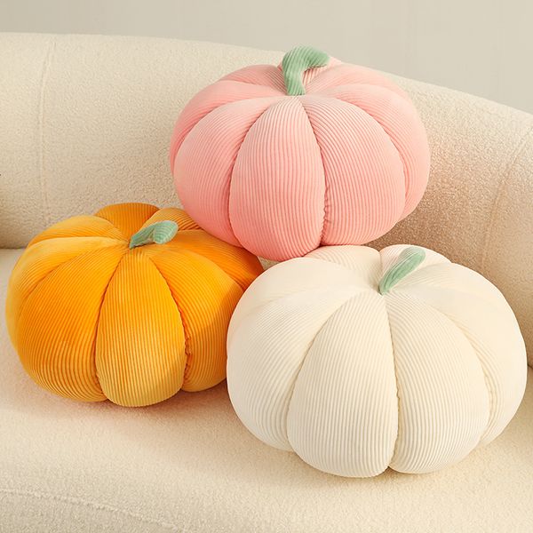 Cuscini di peluche cuscini 20 cm Kawaii Nordic Halloween Pumpkin Plushie Plushhie Plashie Plant Polpete Bambola Punte per bambole Puntelli Provvini