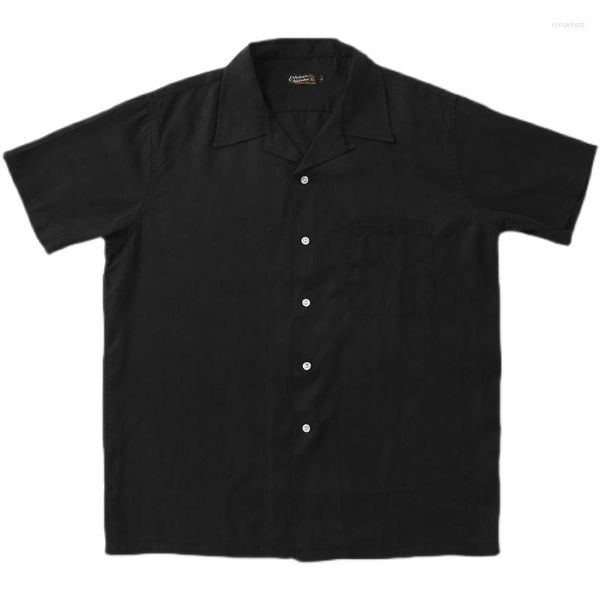 Camisas casuais masculinas aloha camisa mangas curtas férias praia 80s roupas vintage verão roupas para masculino designer vestido dazn