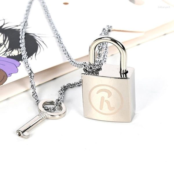 Collane con ciondolo Anime Ai Yazawa NANA Lover's KeyLock Lega Moda Metallo Accessori Cosplay Cos