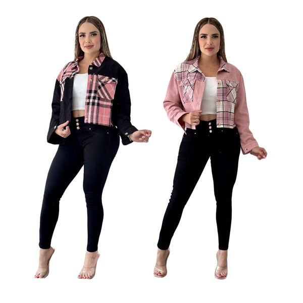 Mulheres jaqueta curta trench designer mulher blusão jaquetas casaco outwears feminino outono inverno topos jean casacos feminino outerwear